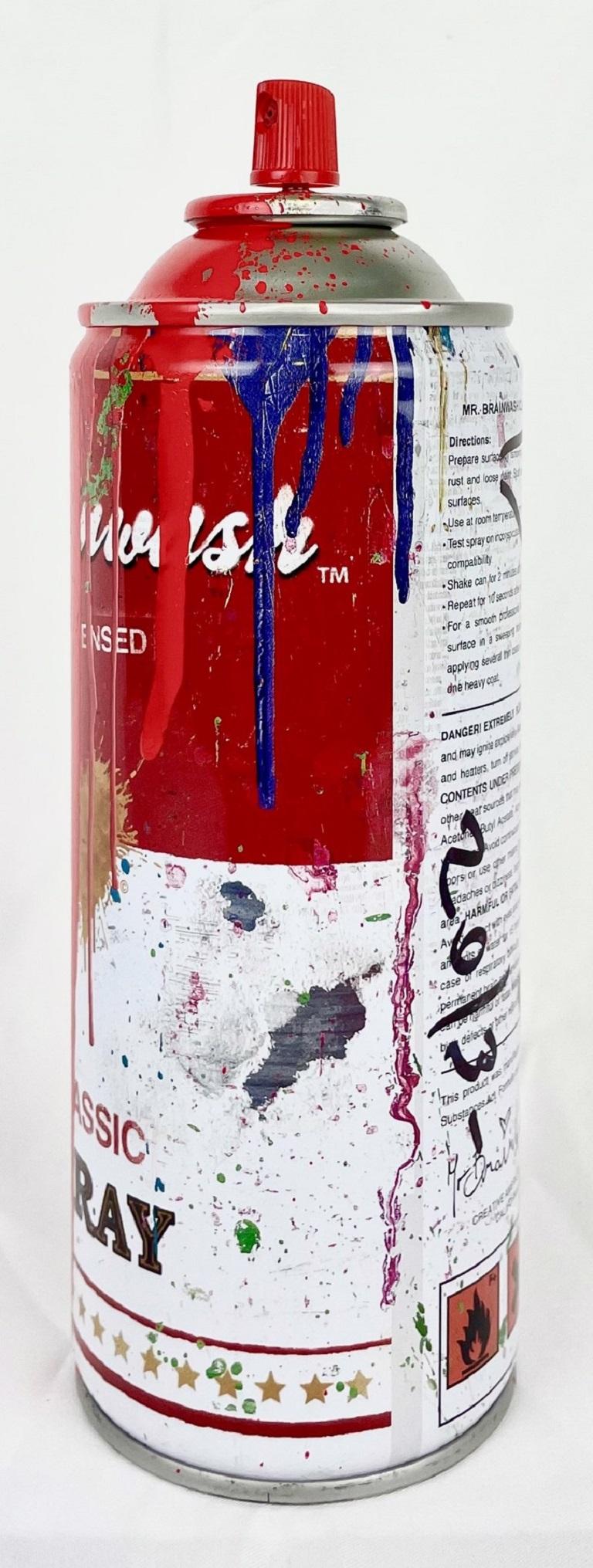 Campbells Soup Hand-Finished Spray Can - Contemporary Sculpture by Mr. Brainwash