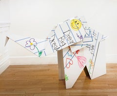 Scultura "Imagiro - Elefante" di Mr. Brainwash