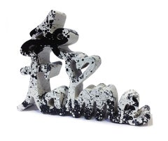 JE T'AIME – SCHWARZES SPLASH (SculPTURE)