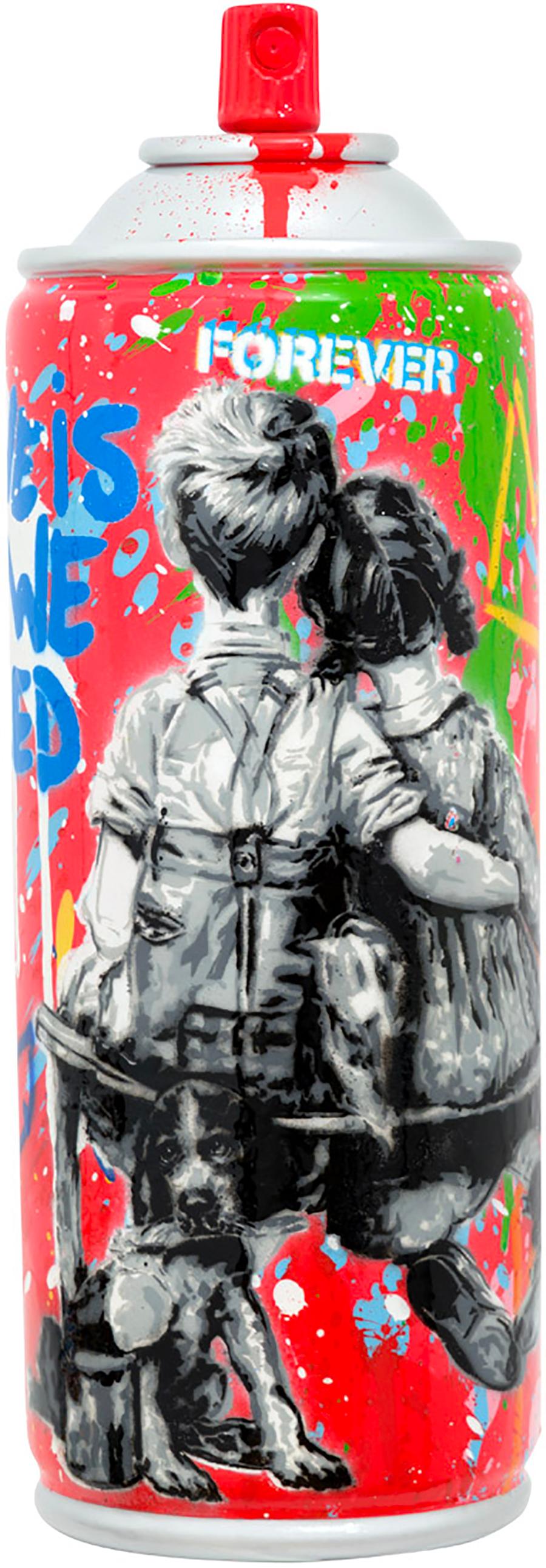 Bote de spray (funcionan bien juntos) - Sculpture de Mr. Brainwash