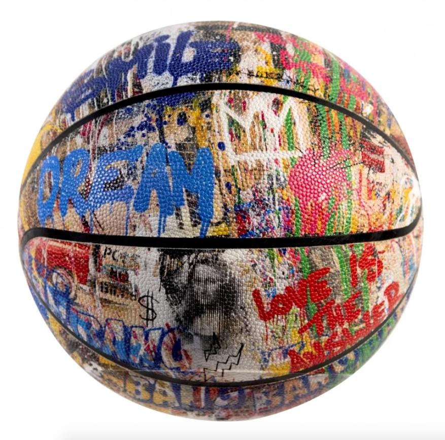 Sans titre (Basket-ball) - Pop Art Art par Mr. Brainwash