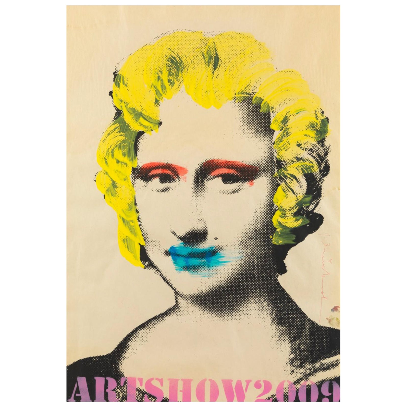 Mr. Brainwash (Thierry Guetta) Mona Lisa, 2009