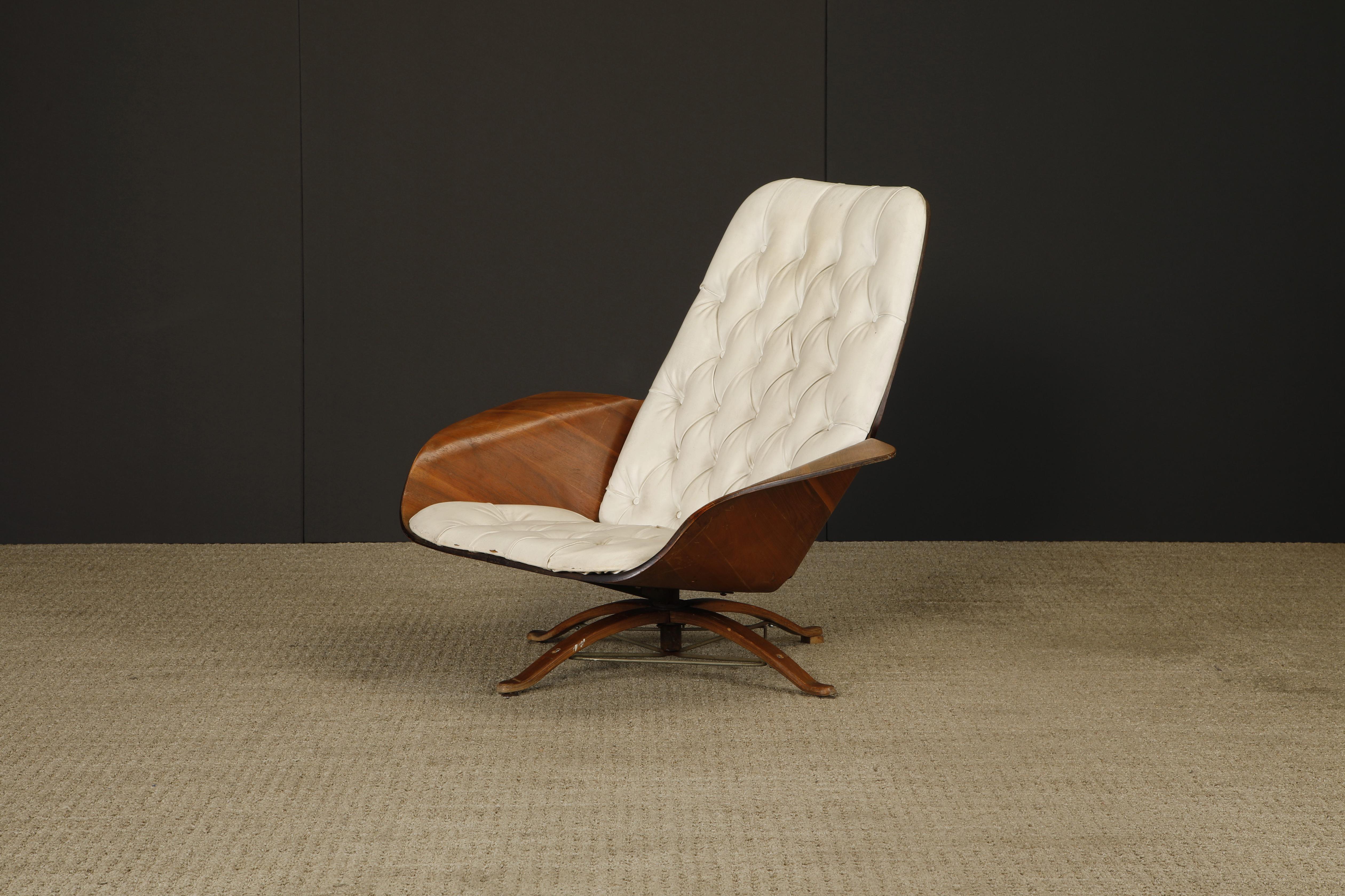 'Mr Chair' and Ottoman by George Mulhauser for Plycraft, 1960s For Sale 4