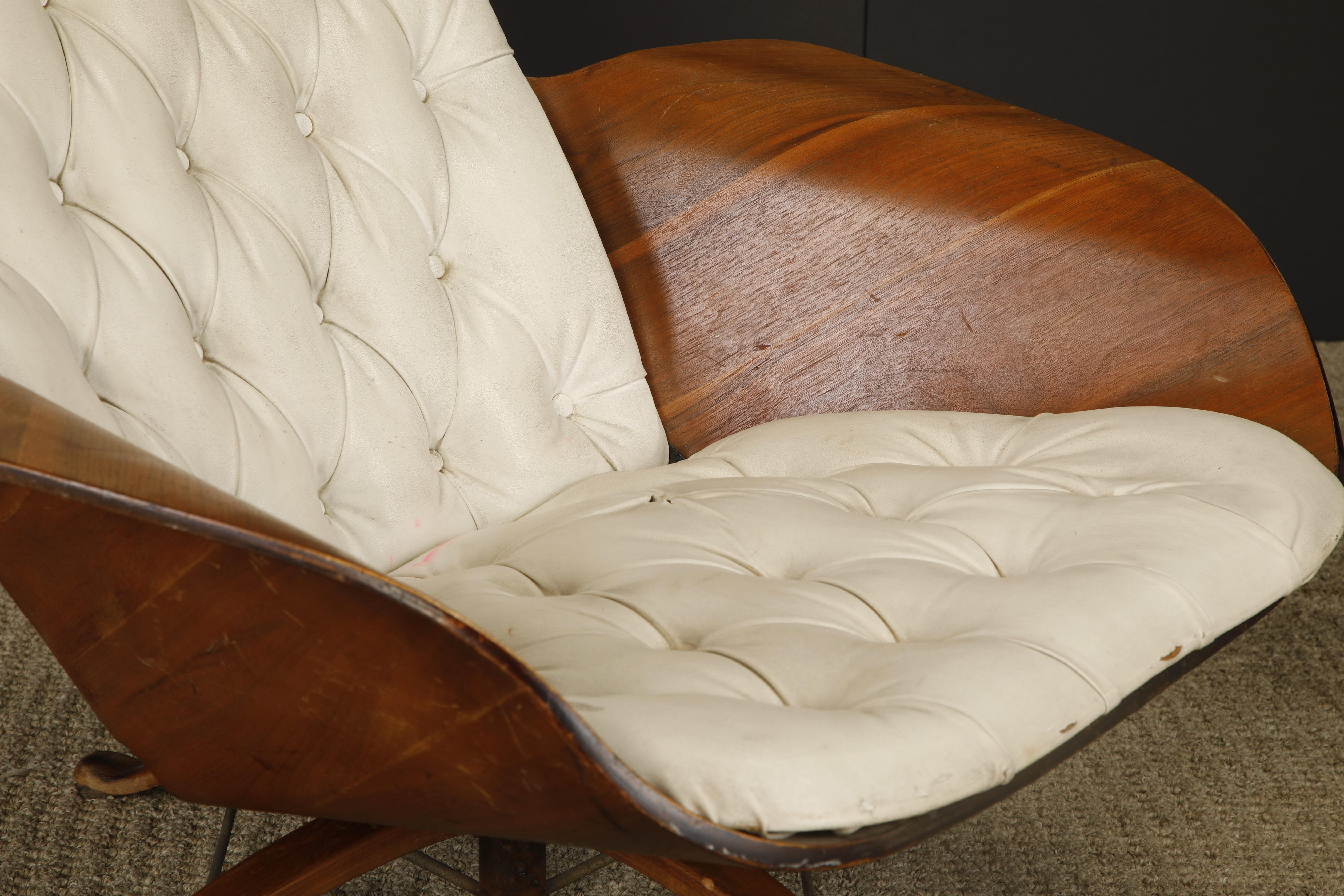 'Mr Chair' and Ottoman by George Mulhauser for Plycraft, 1960s For Sale 7