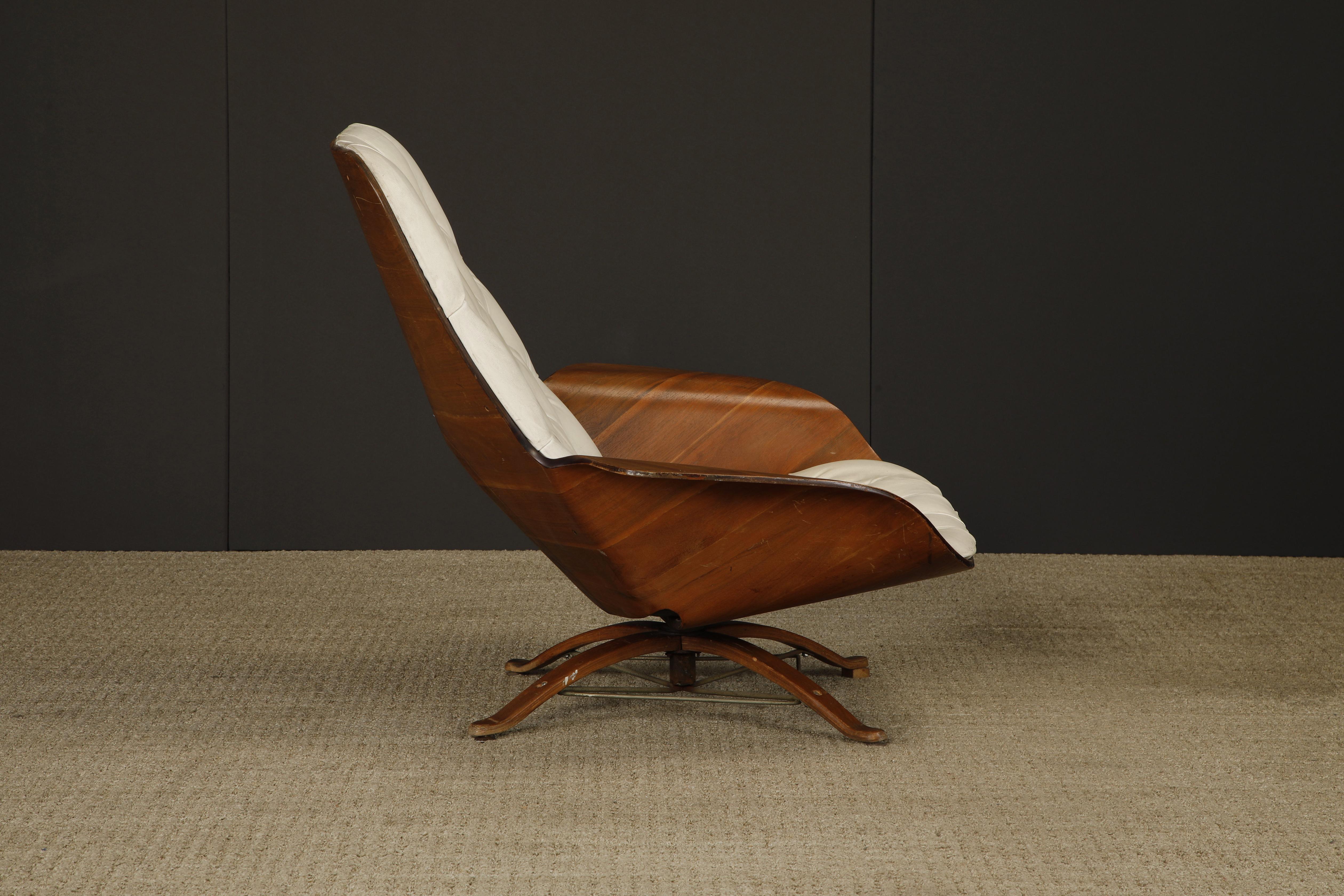 'Mr Chair' and Ottoman by George Mulhauser for Plycraft, 1960s For Sale 1