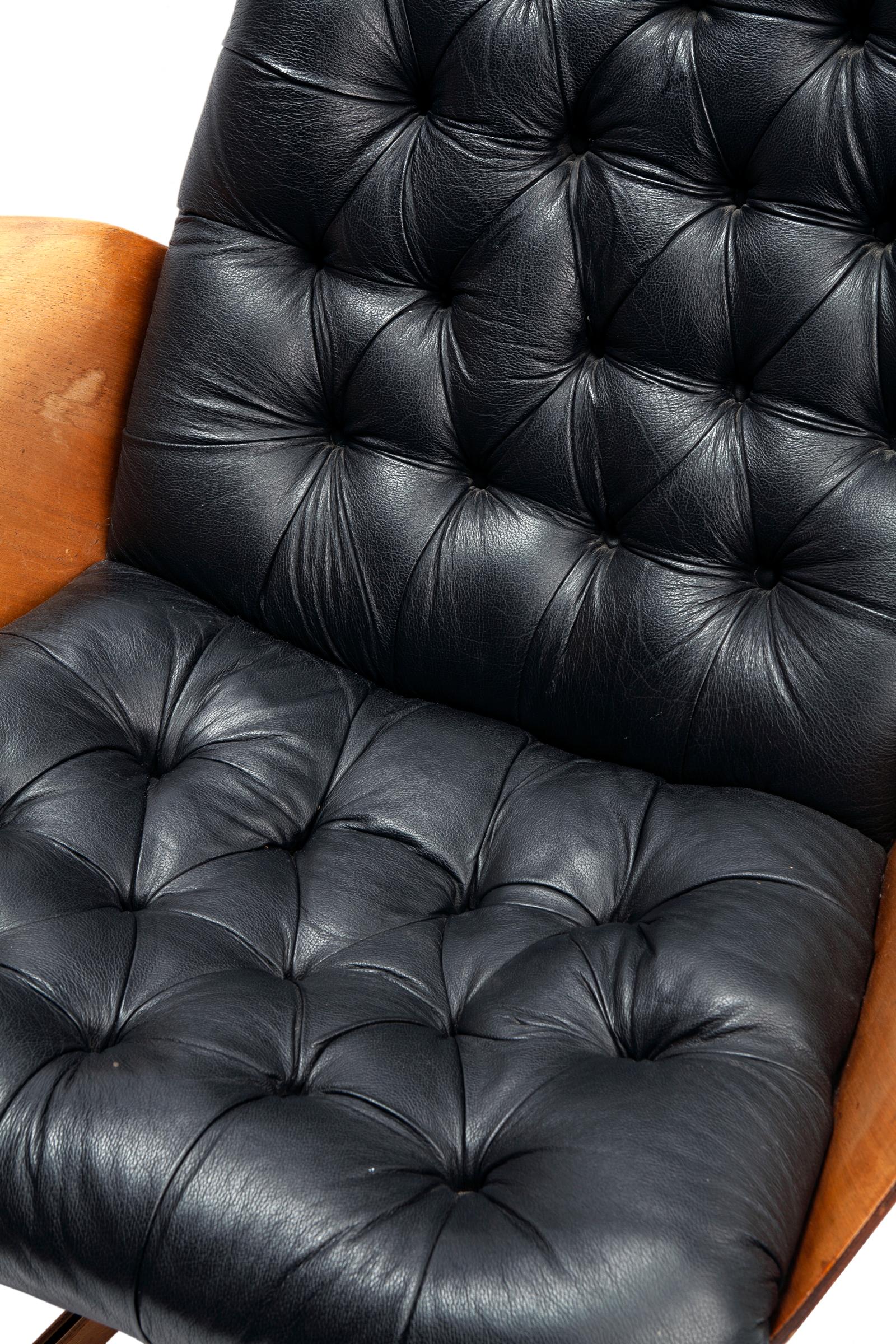 Faux Leather Mr. Chair For Sale