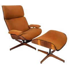 Mr. Chair Lounge Chair & Ottoman di George Mulhauser per Plycraft, USA, 1960 ca.