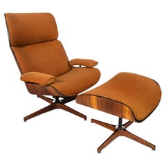 Mr. Chair Lounge Chair & Ottoman by George Mulhauser for Plycraft, USA, c. 1960s