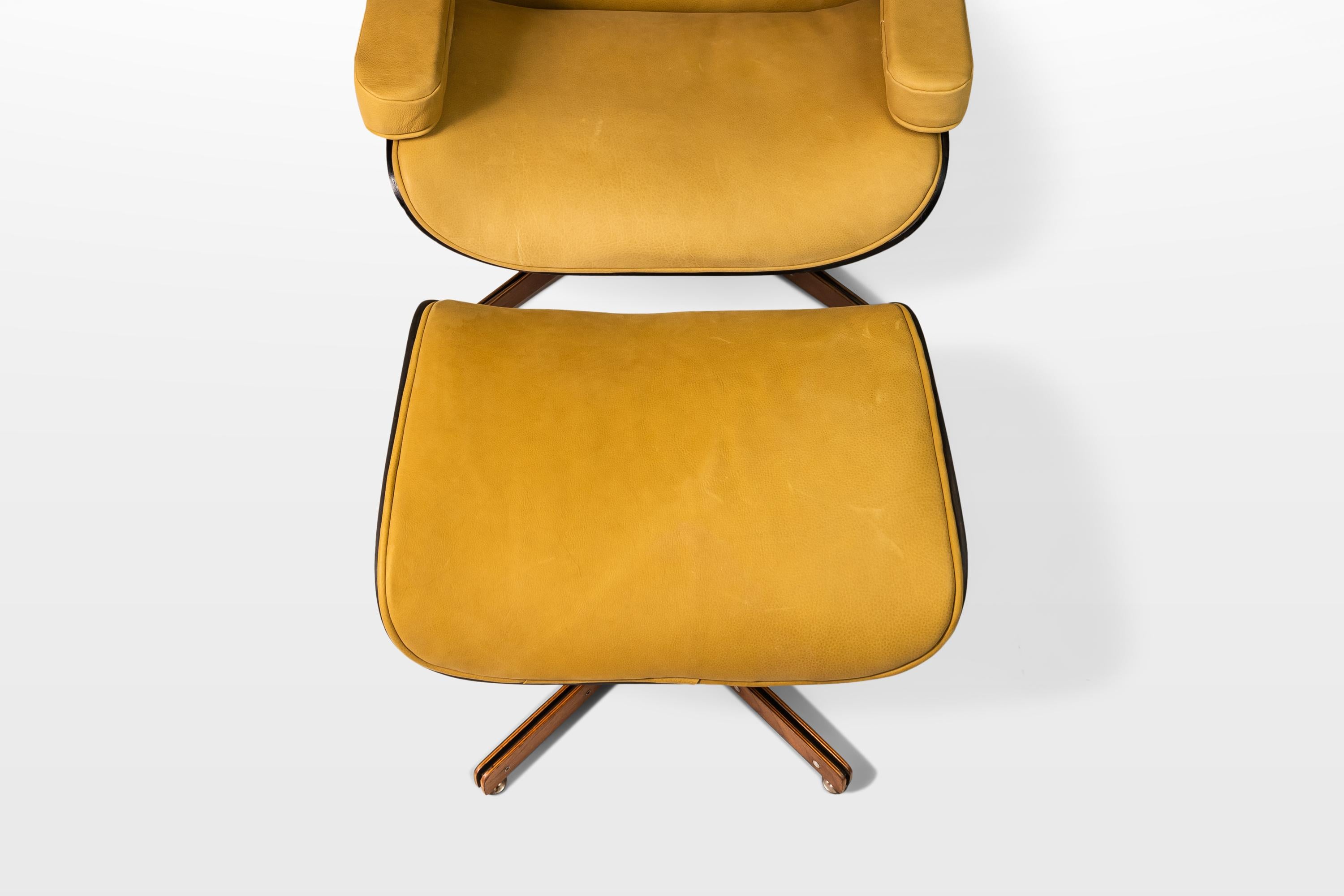 Mr. Chair Lounge Chair & Ottoman Set by George Mulhauser for Plycraft, c. 1960's 8