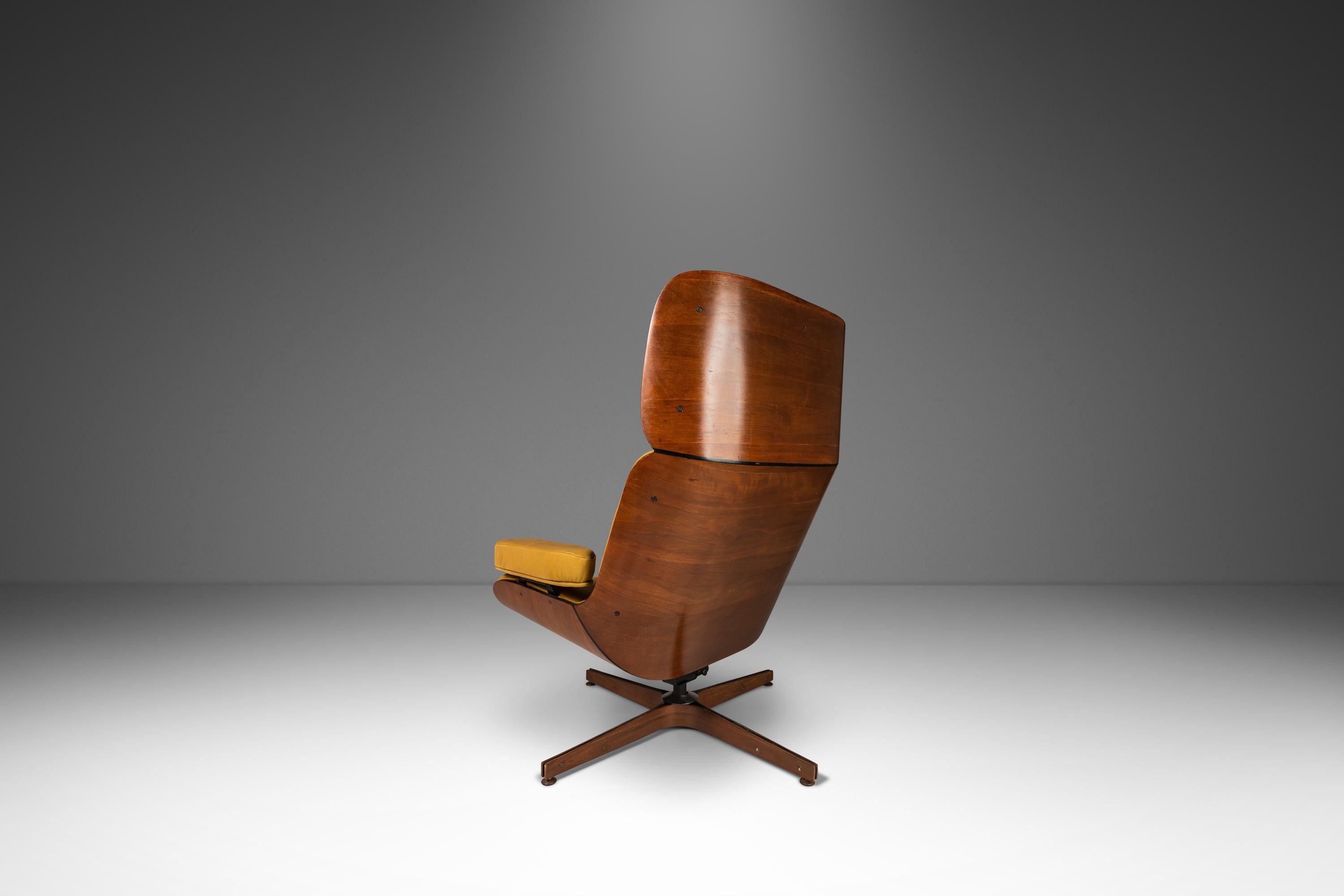 American Mr. Chair Lounge Chair & Ottoman Set by George Mulhauser for Plycraft, c. 1960's