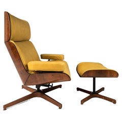 Mr. Chair Lounge Chair & Ottoman Set by George Mulhauser for Plycraft, c. 1960's