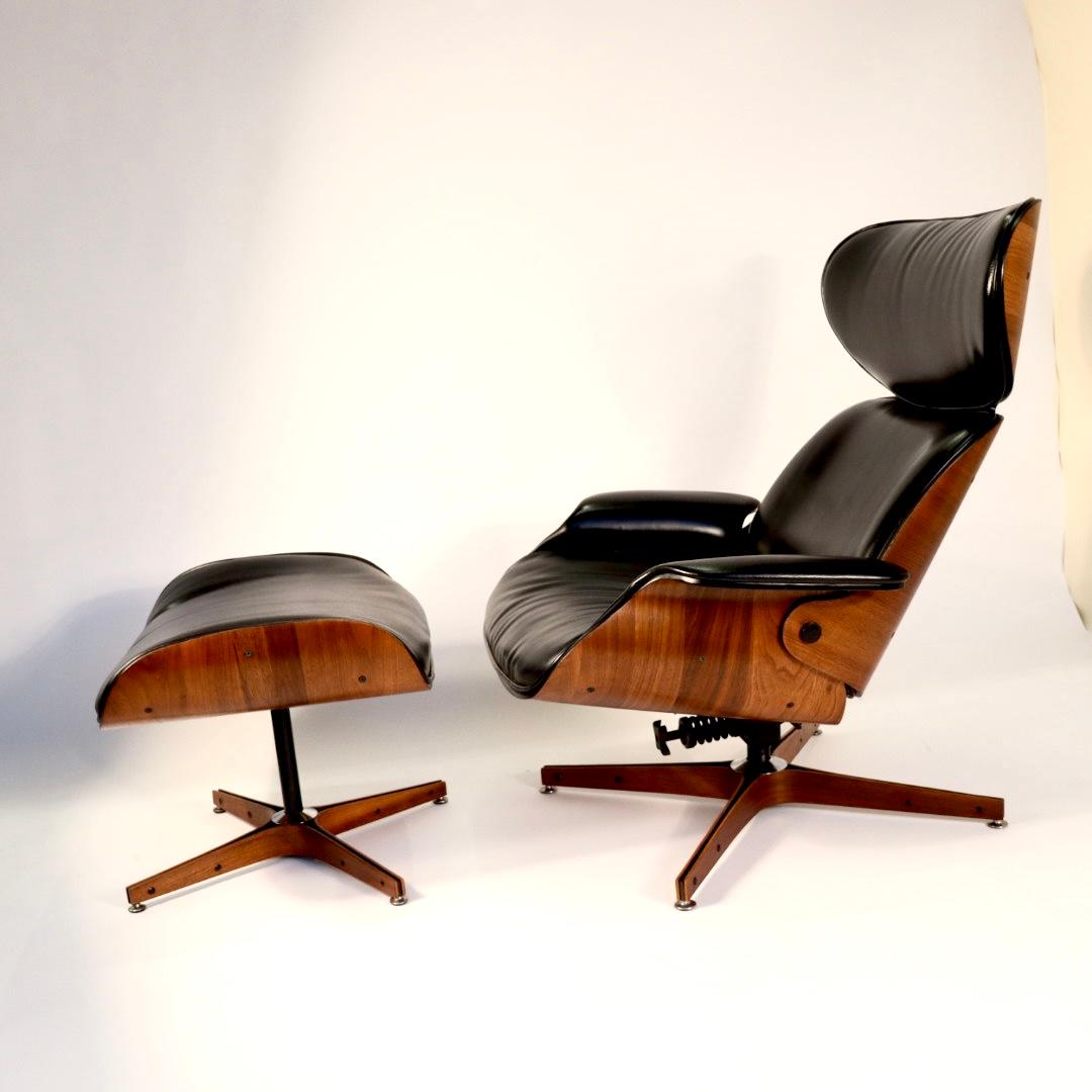 Mr. Chair & Ottoman by George Mulhauser for Plycraft 2