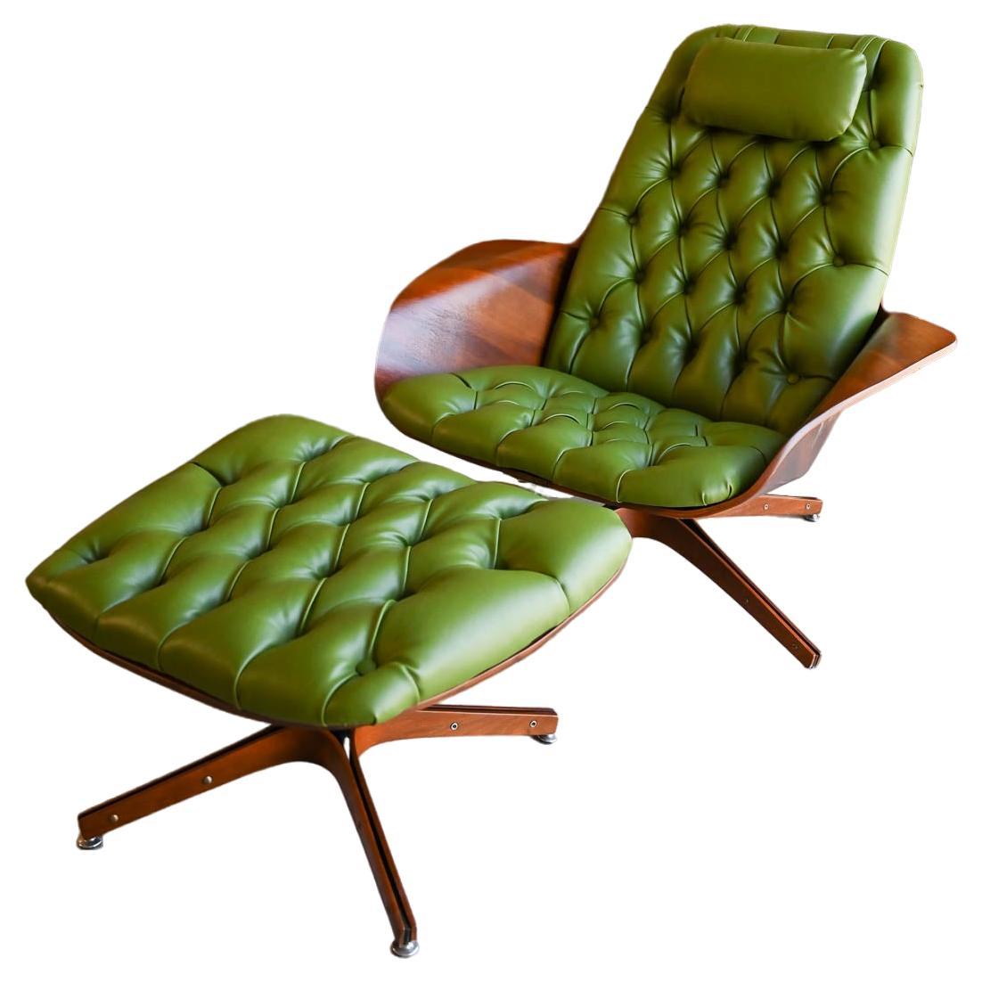 Mr. Chair with Ottoman by George Mulhauser for Plycraft, ca. 1960