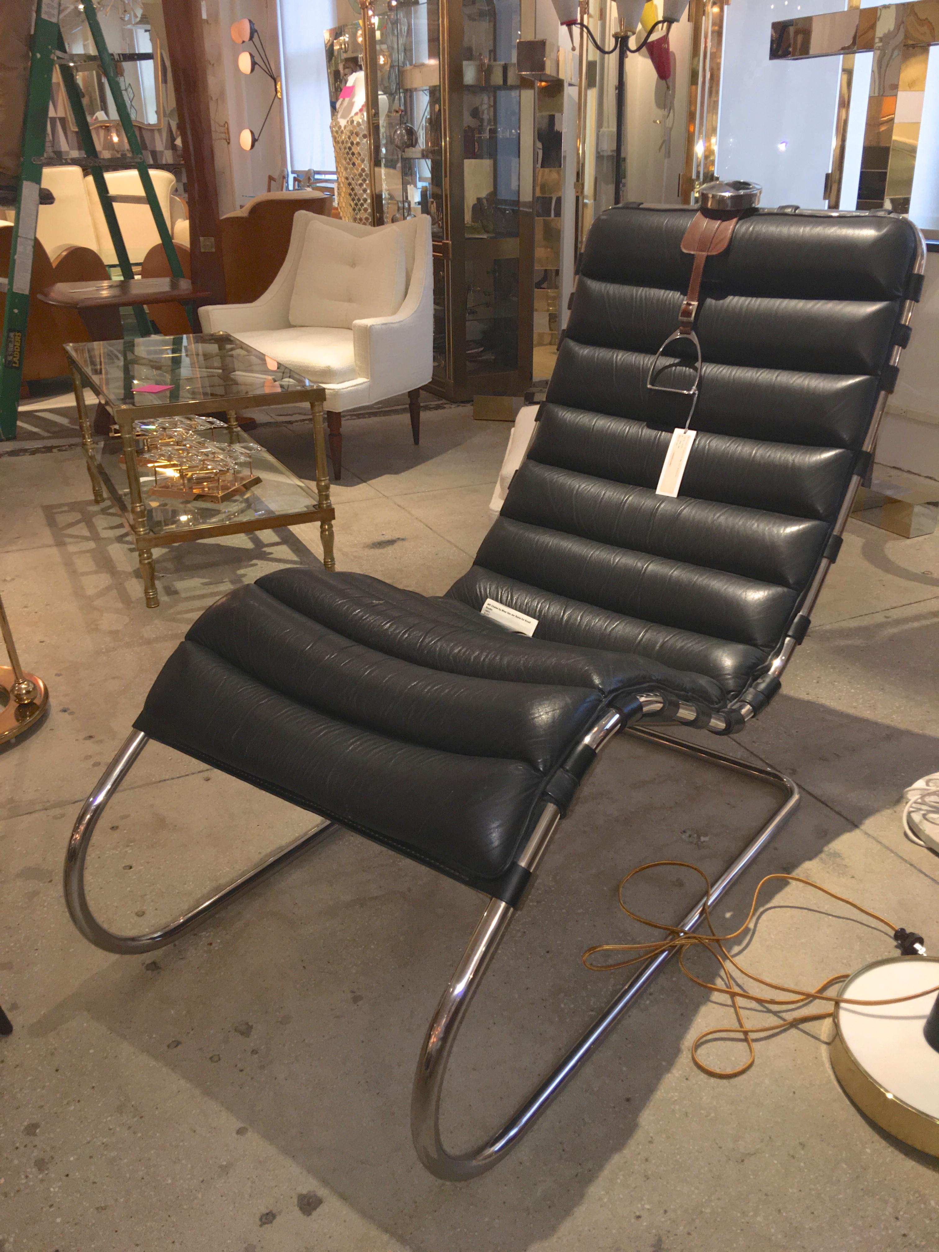 Bauhaus Chaise MR de Mies Van der Rohe pour Knoll Studio