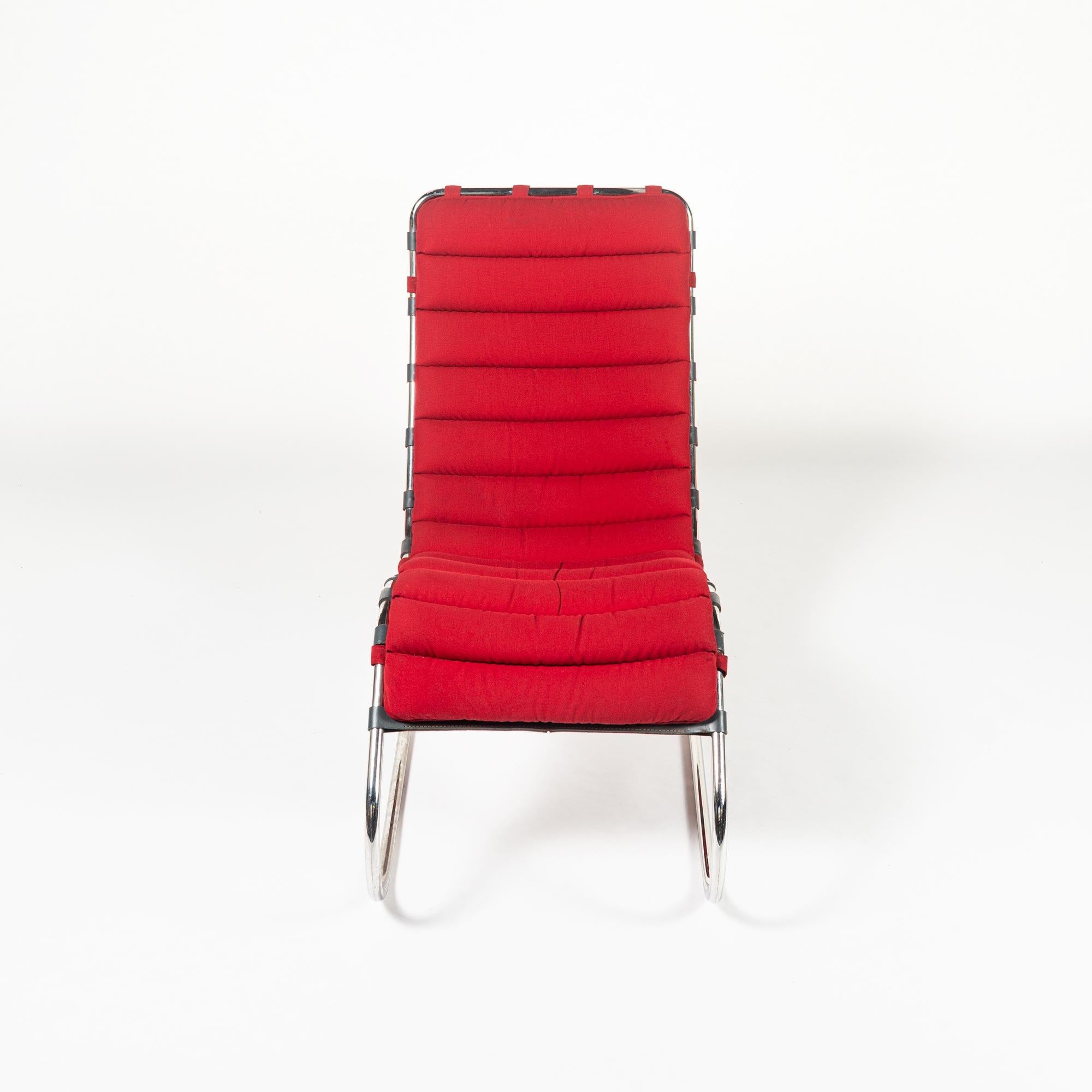 Mid-Century Modern MR Chaise Lounge Chair by Mies van der Rohe for Knoll