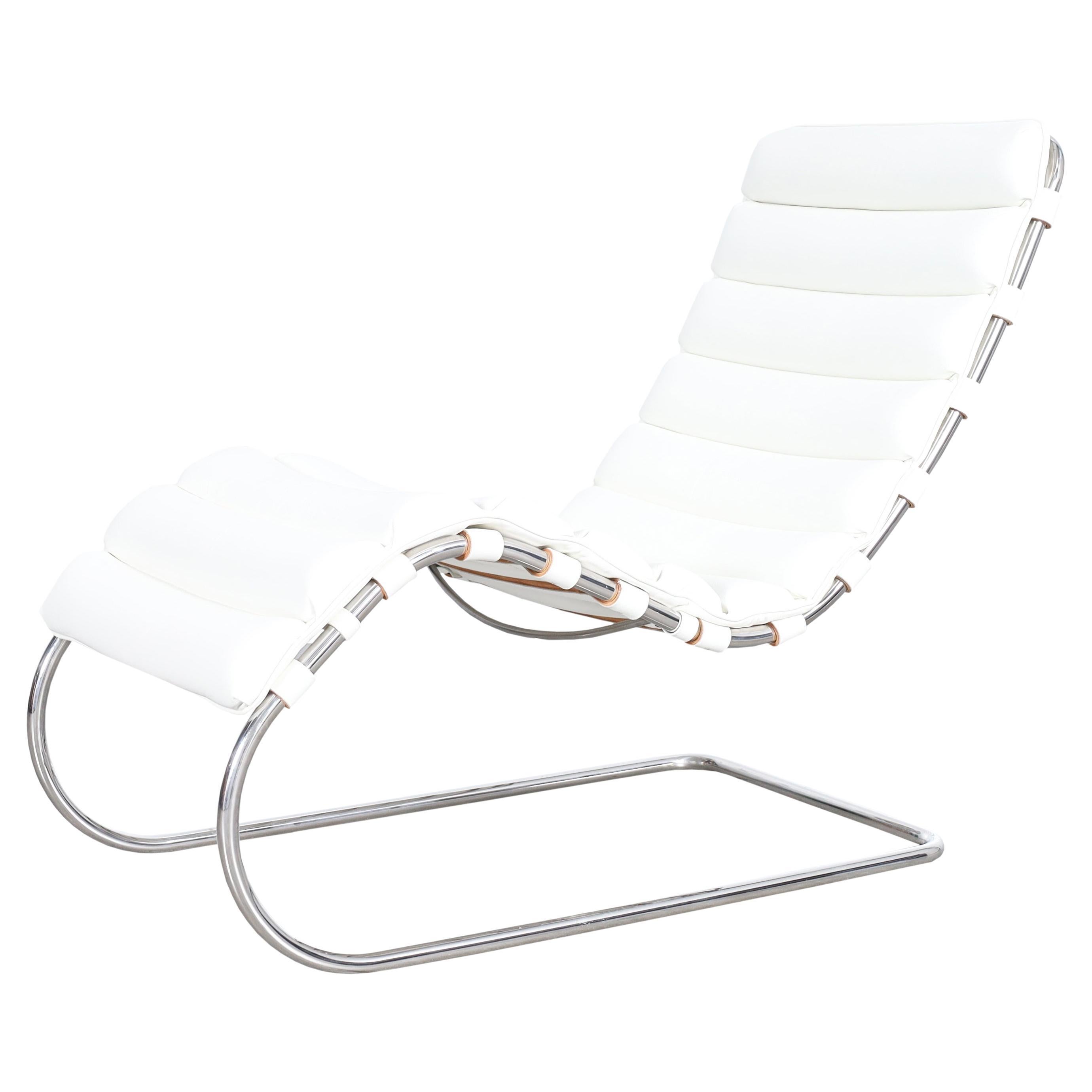 MR Chaise Lounge Chairs by Mies Van der Rohe for Knoll