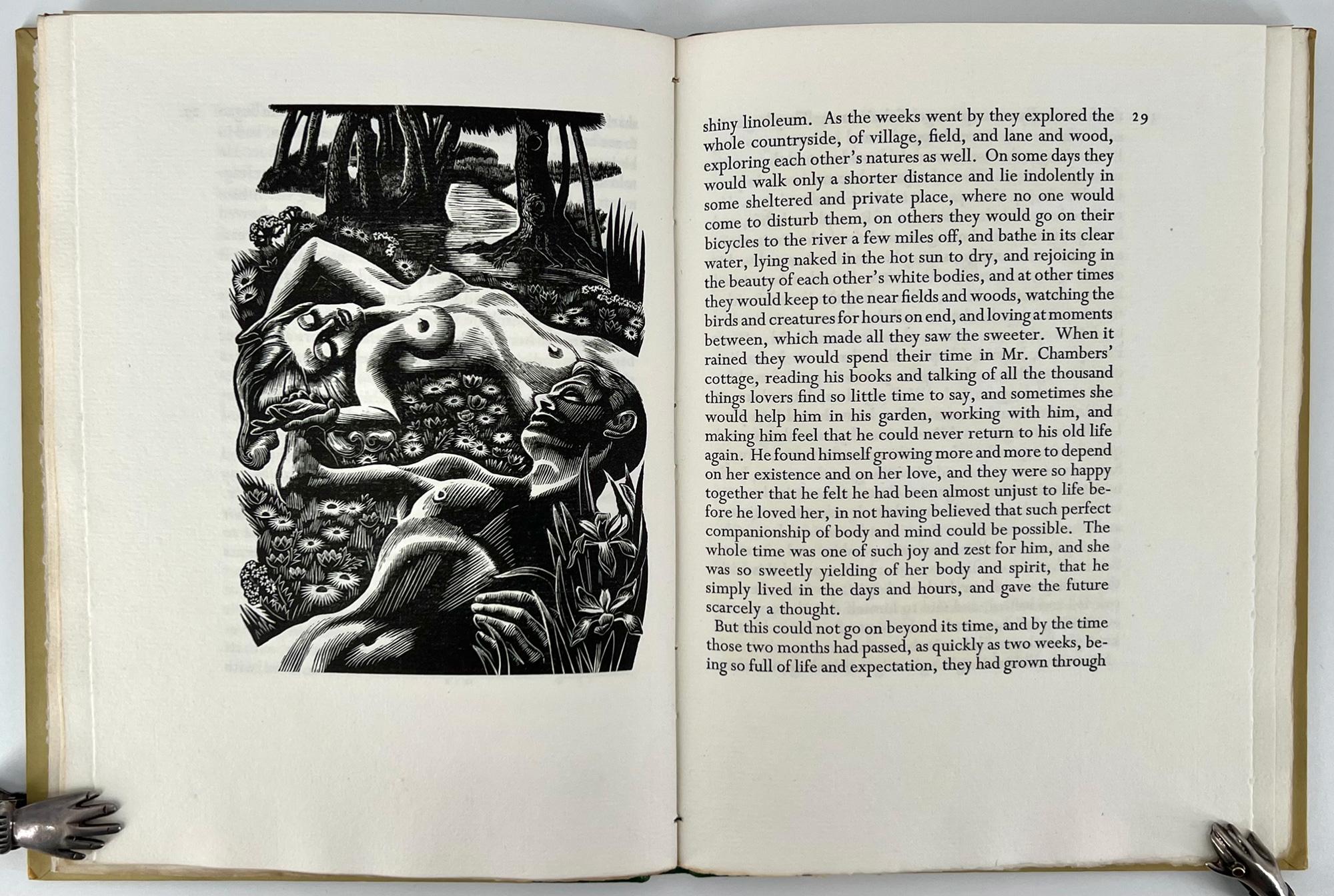 20th Century Mr. Chambers and Persephone by Christopher Whittled – Golden Cockerel Press For Sale