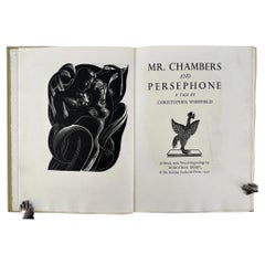 Mr. Chambers and Persephone by Christopher Whittled – Golden Cockerel Press