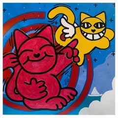Herr Chat  Rot und gelb  2024