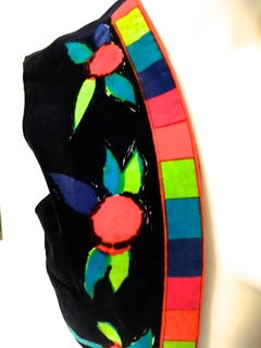 Mr. Dino Velvet Geometric and Floral Vest