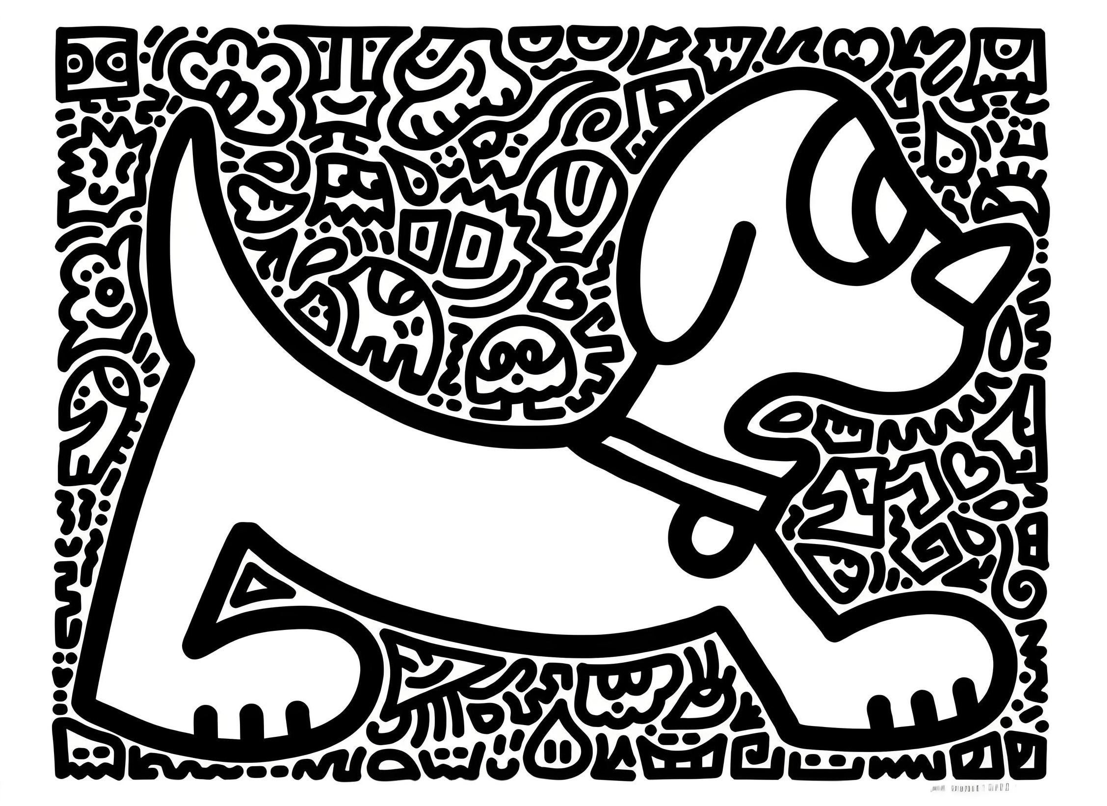 Woof et Meow - Print de Mr. Doodle