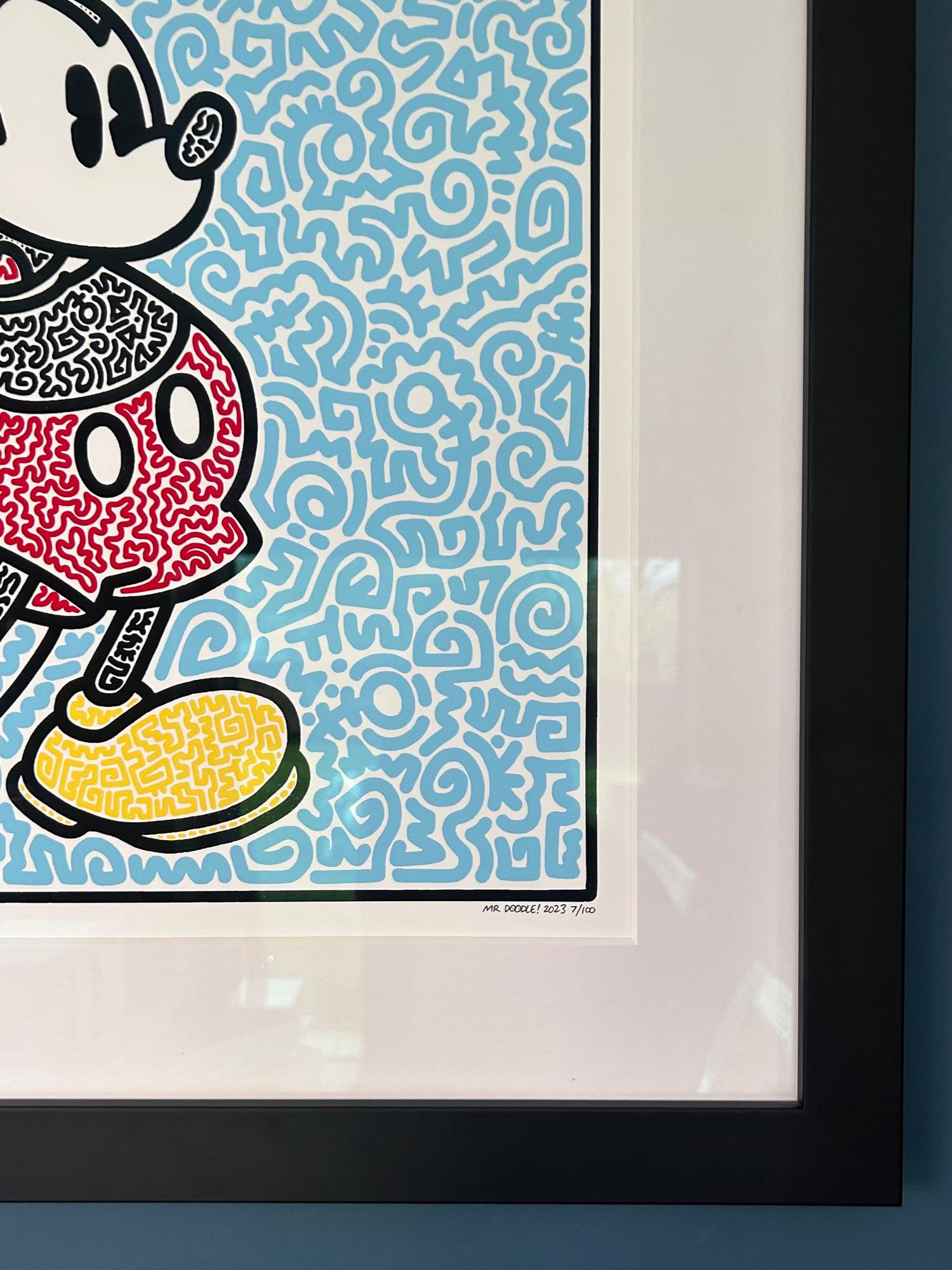 Disney Mickey Mouse - Print by Mr Doodle
