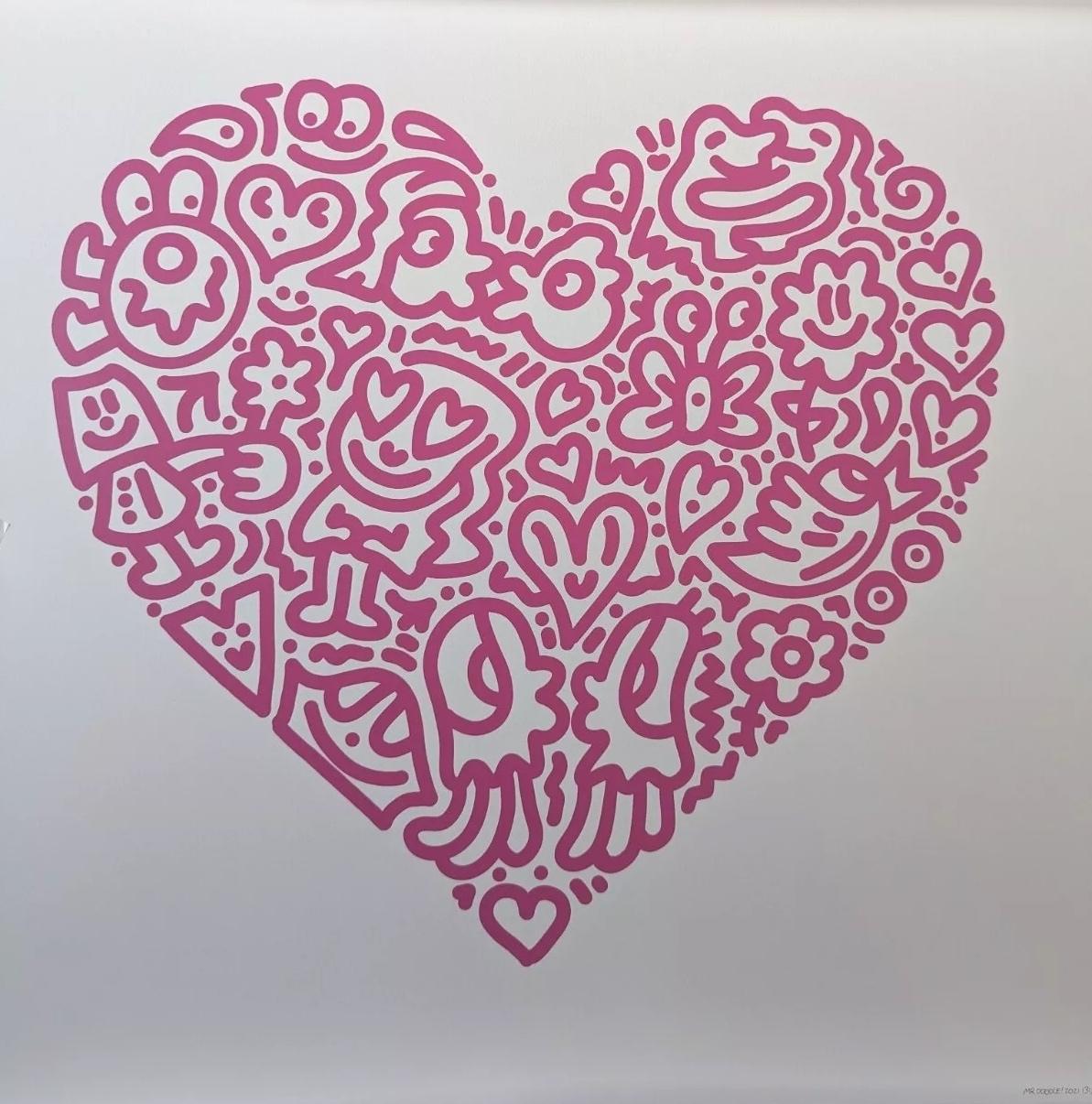 Passione medusa (rosa) - Print di Mr Doodle