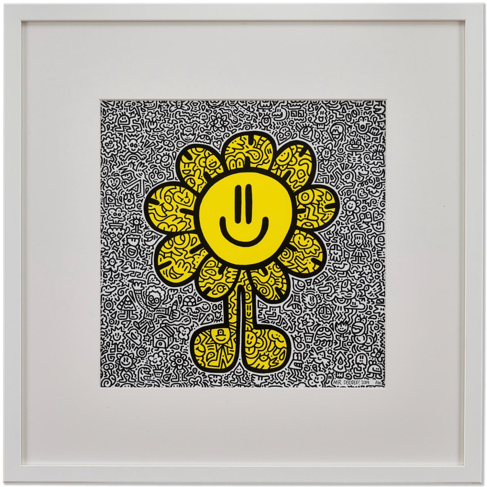 Mr Doodle - Flor Amarilla - Arte Callejero en venta 1