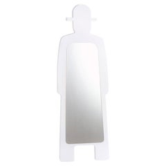 Mr. Giò Specchio Milky White Lighted Mirror by Giò Colonna Romano