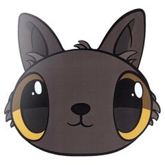 Mr. Günter Cat Art Mouse Pad by Javier Calleja, 2023