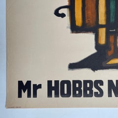 Mr. Hobbs Takes a Vacation, Vintage polnisches Vintage-Filmplakat von Jerzy Flisak, 1965
