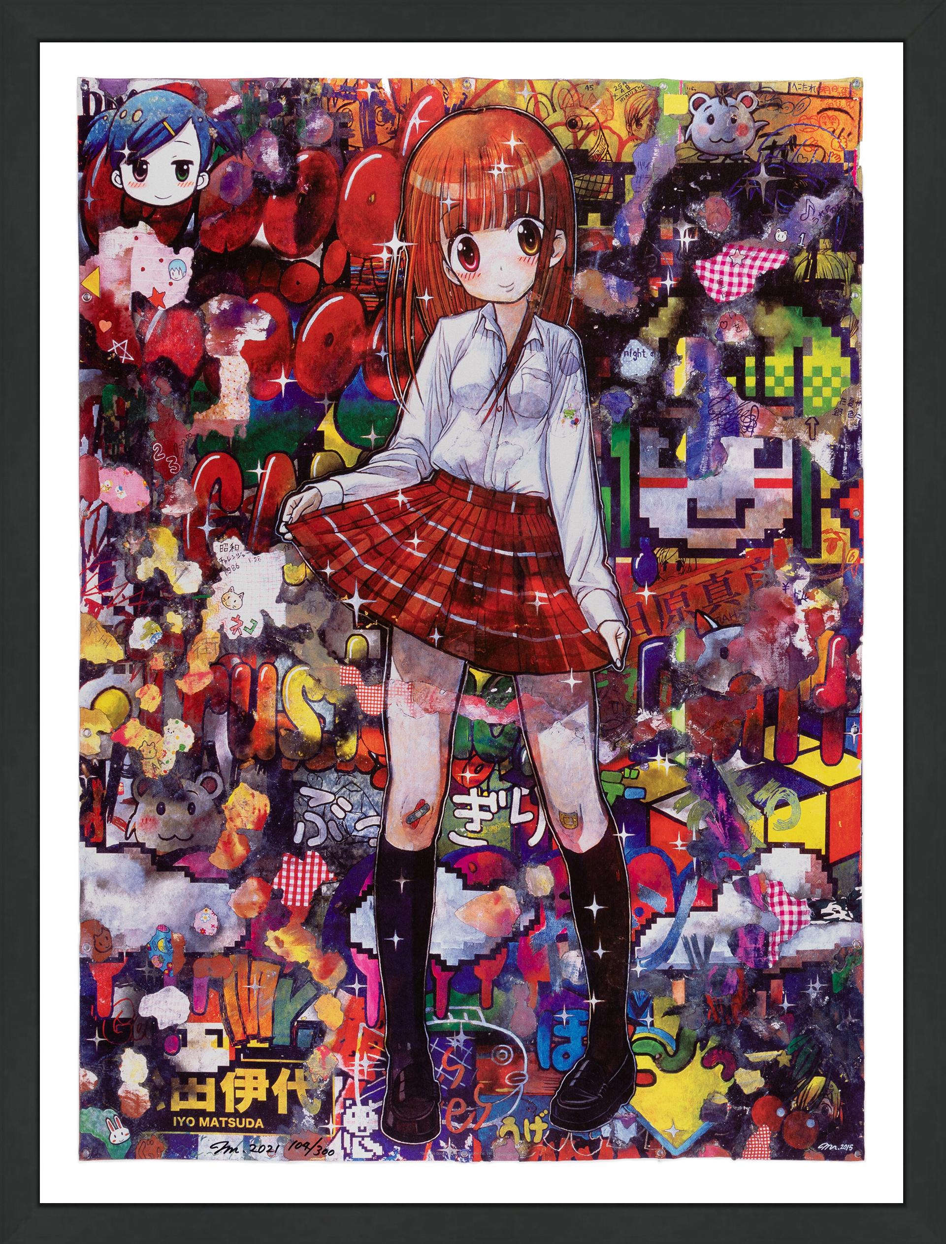 Figurative Print de Mr. (Iwamoto Masakatu) - ¡Ay! ¡Tan bueno! (litografía enmarcada y firmada a mano)