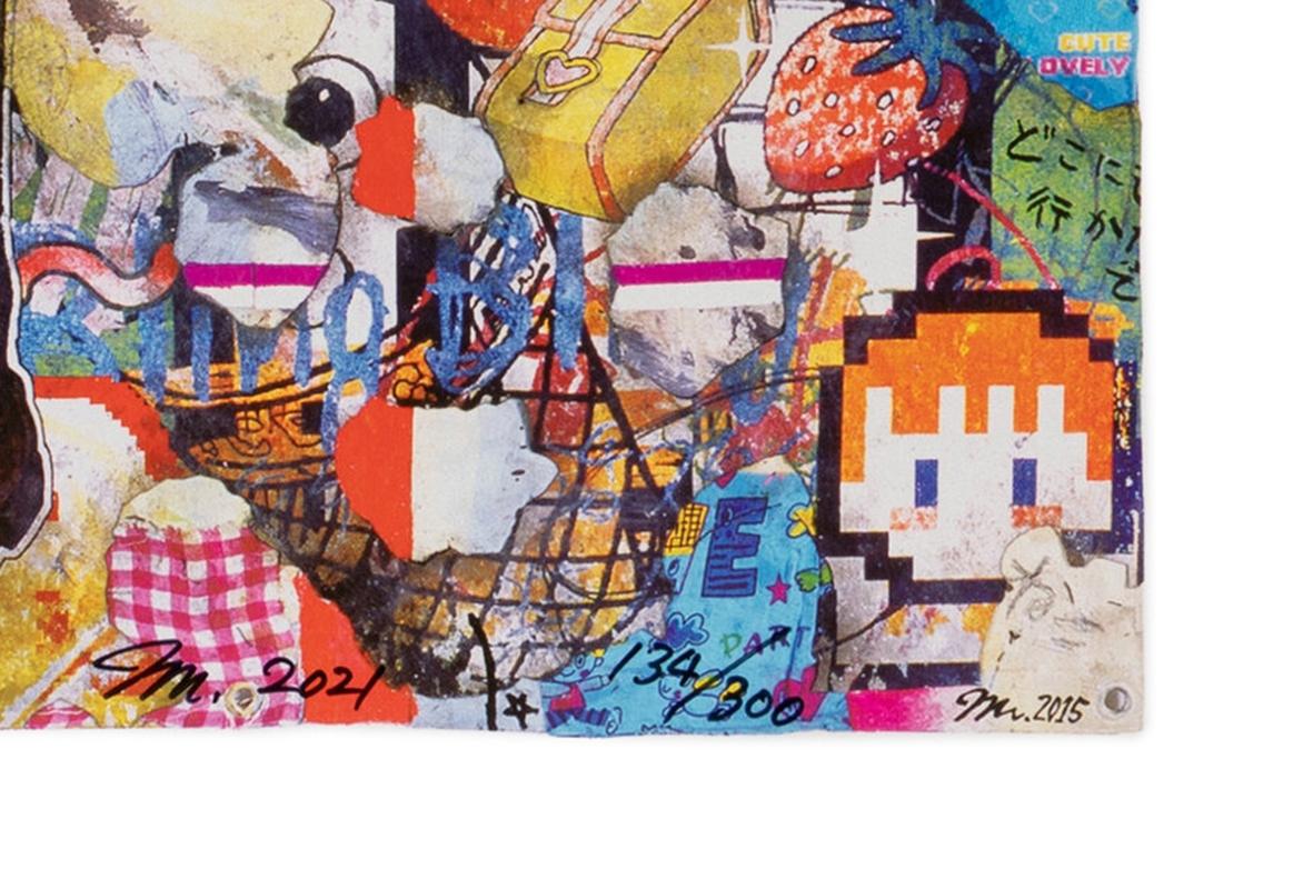 Beso de Harajuku (litografía enmarcada y firmada a mano) - Print Moderno de Mr. (Iwamoto Masakatu)