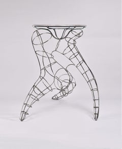 Mr. Joe Ruby Red Console Table by Alice Crepaldi