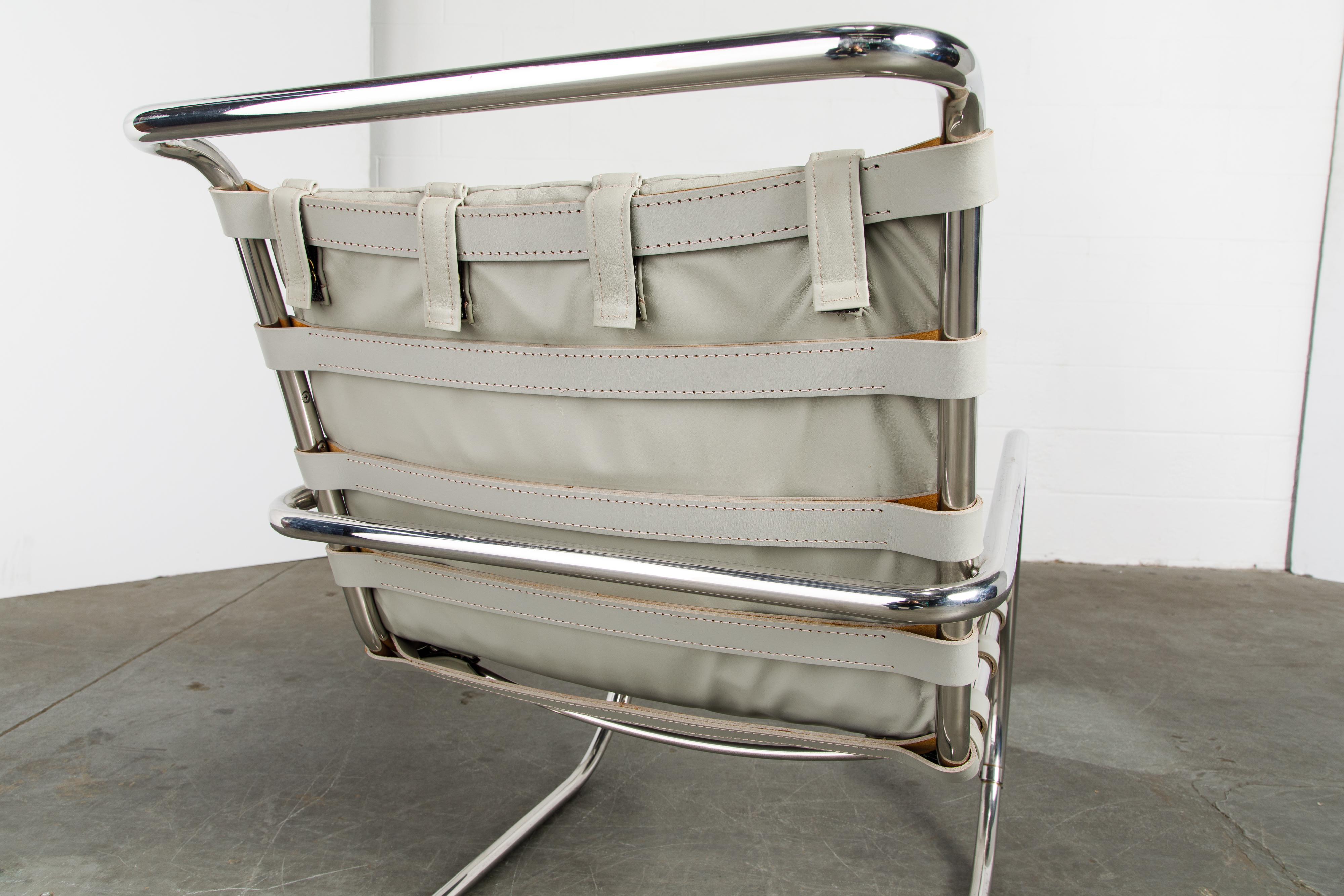 MR Lounge Armchair by Mies van der Rohe for Knoll International, Signed 1988 9