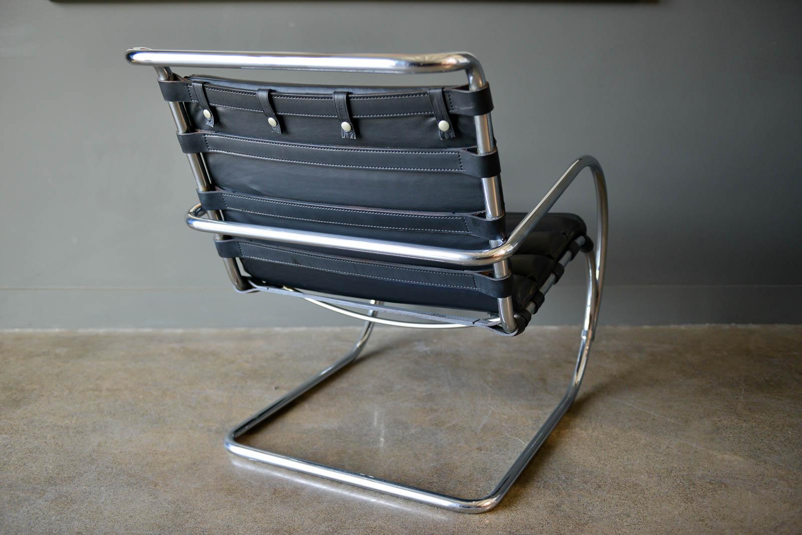 Américain Chaise longue MR de Ludwig Mies van der Rohe pour Knoll