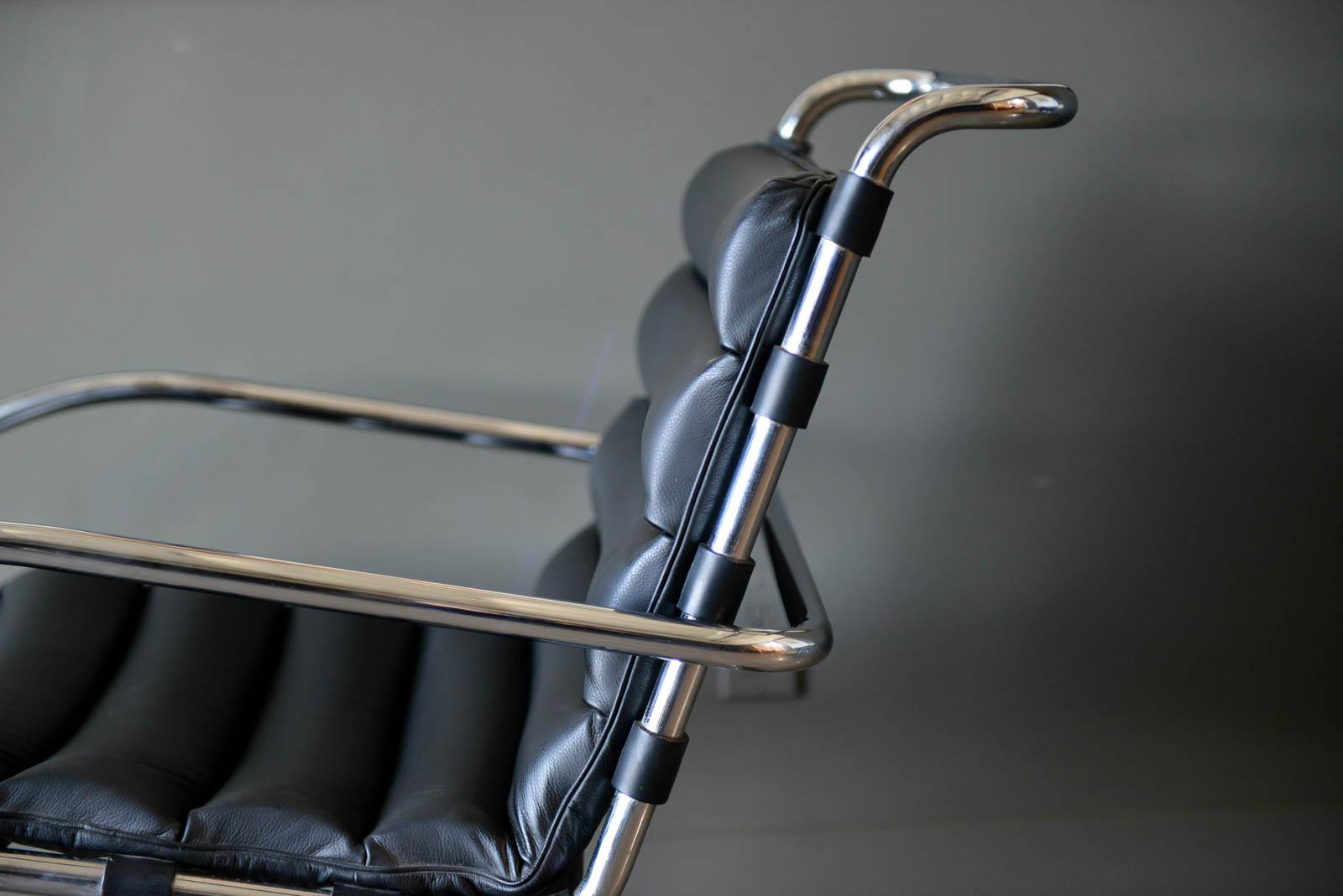 Fin du 20e siècle Chaise longue MR de Ludwig Mies van der Rohe pour Knoll