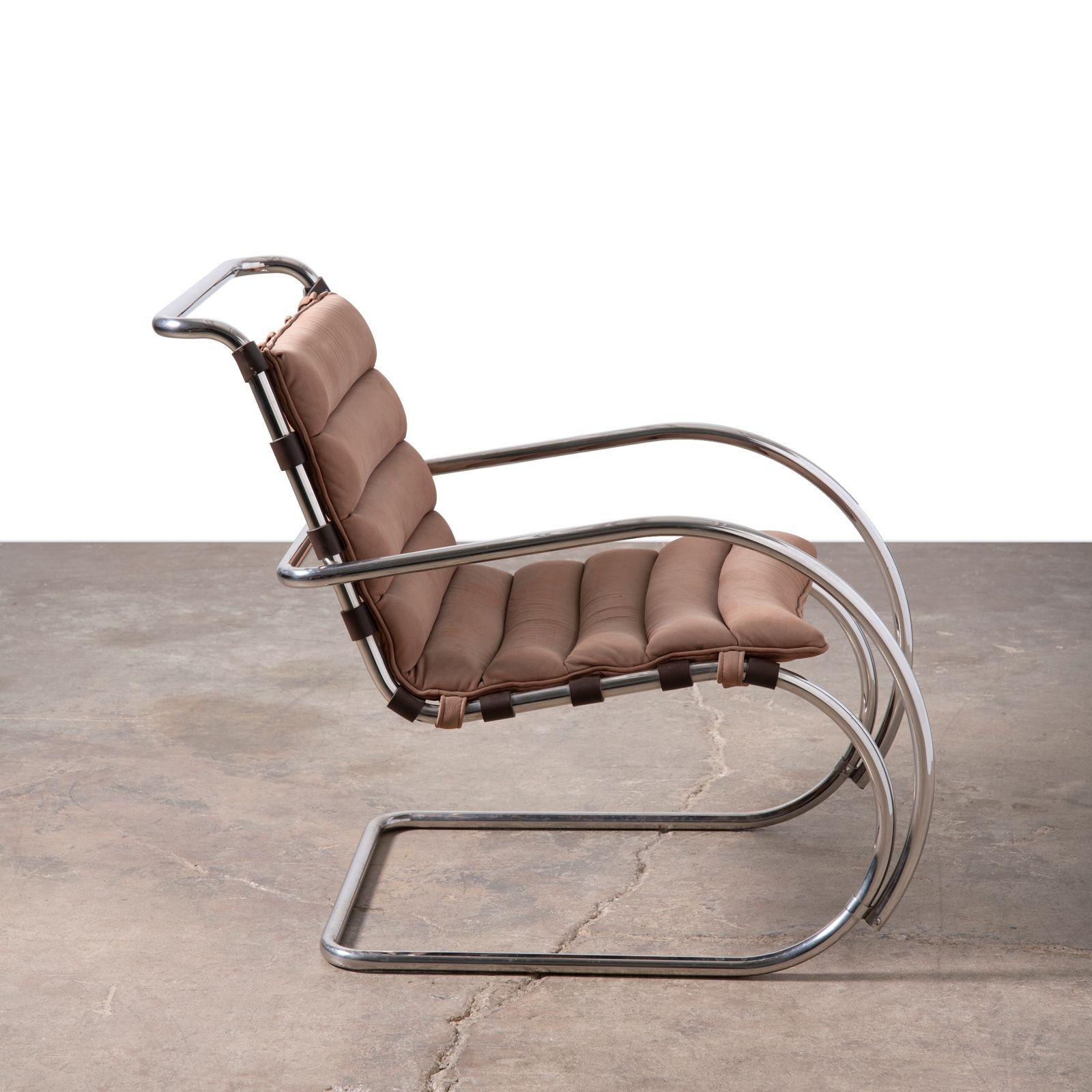 Sillas MR Lounge de Ludwig Mies van der Rhoe para Knoll Acero en venta