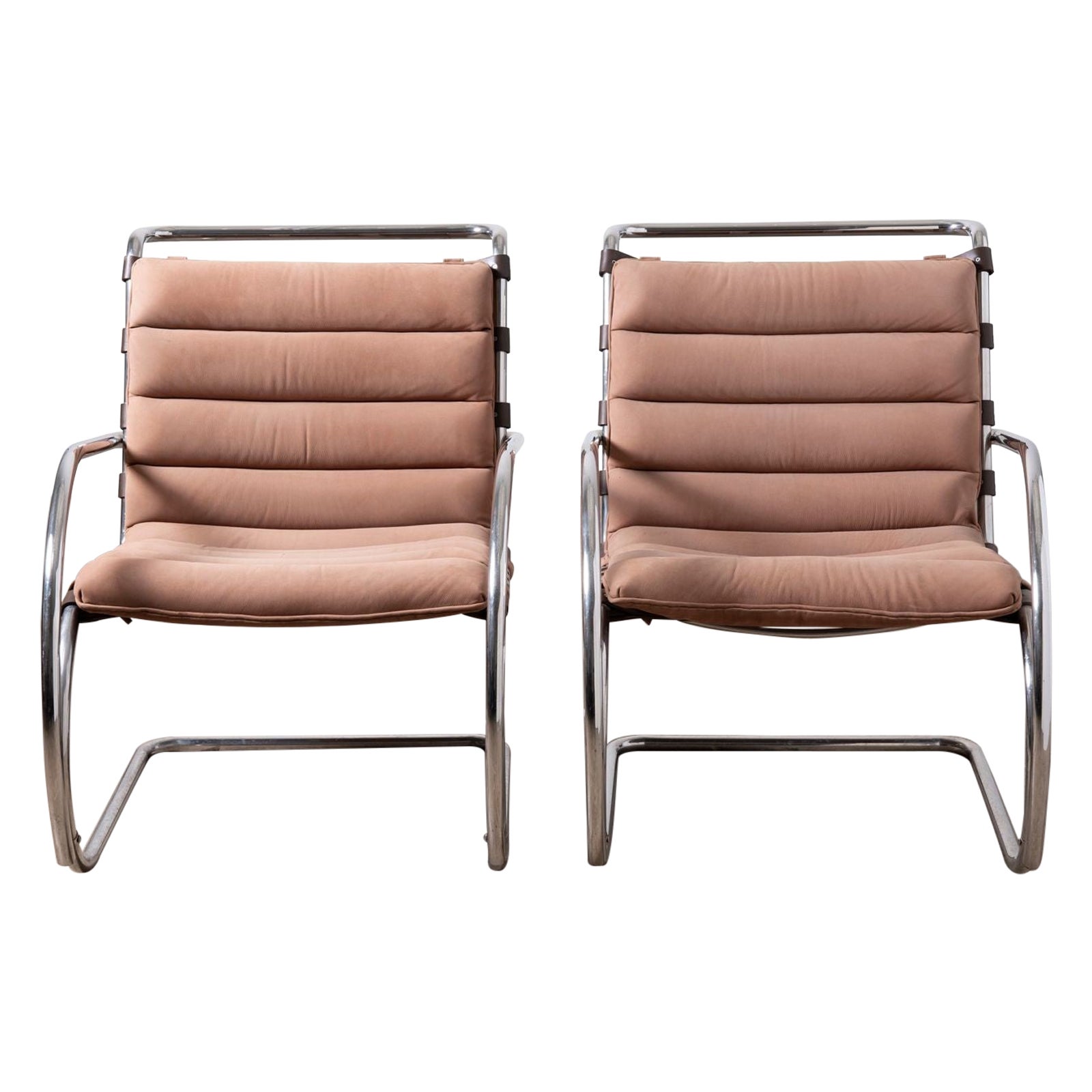 MR Lounge Chairs by Ludwig Mies van der Rhoe for Knoll