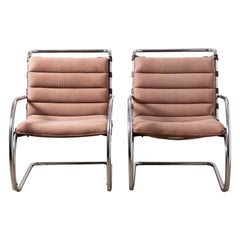 MR Lounge Chairs by Ludwig Mies van der Rhoe for Knoll