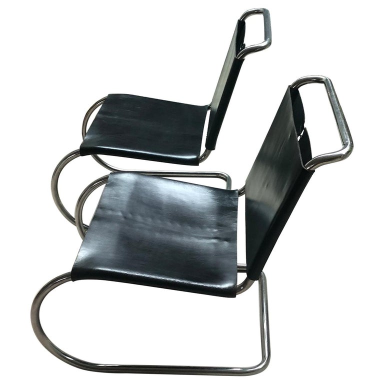 MR Lounge Chairs Mies Van Der Rohe Knoll Ass. at 1stDibs | mies van der rohe  chairs, ass chairs