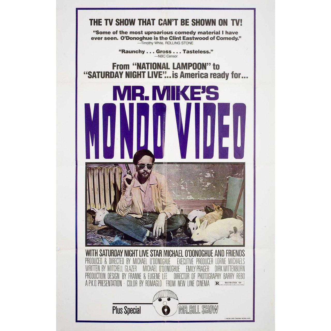 Américain Affiche du film « Mr. Mike's Mondo Vidéo », États-Unis, 1979 en vente