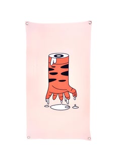 "Mano de tigre", stampa su tessuto, tigre, pop art, messicano, contemporaneo