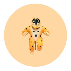 "Tigre de pared I" art toy, tigre, arte pop, mexicano, contempo, escultura