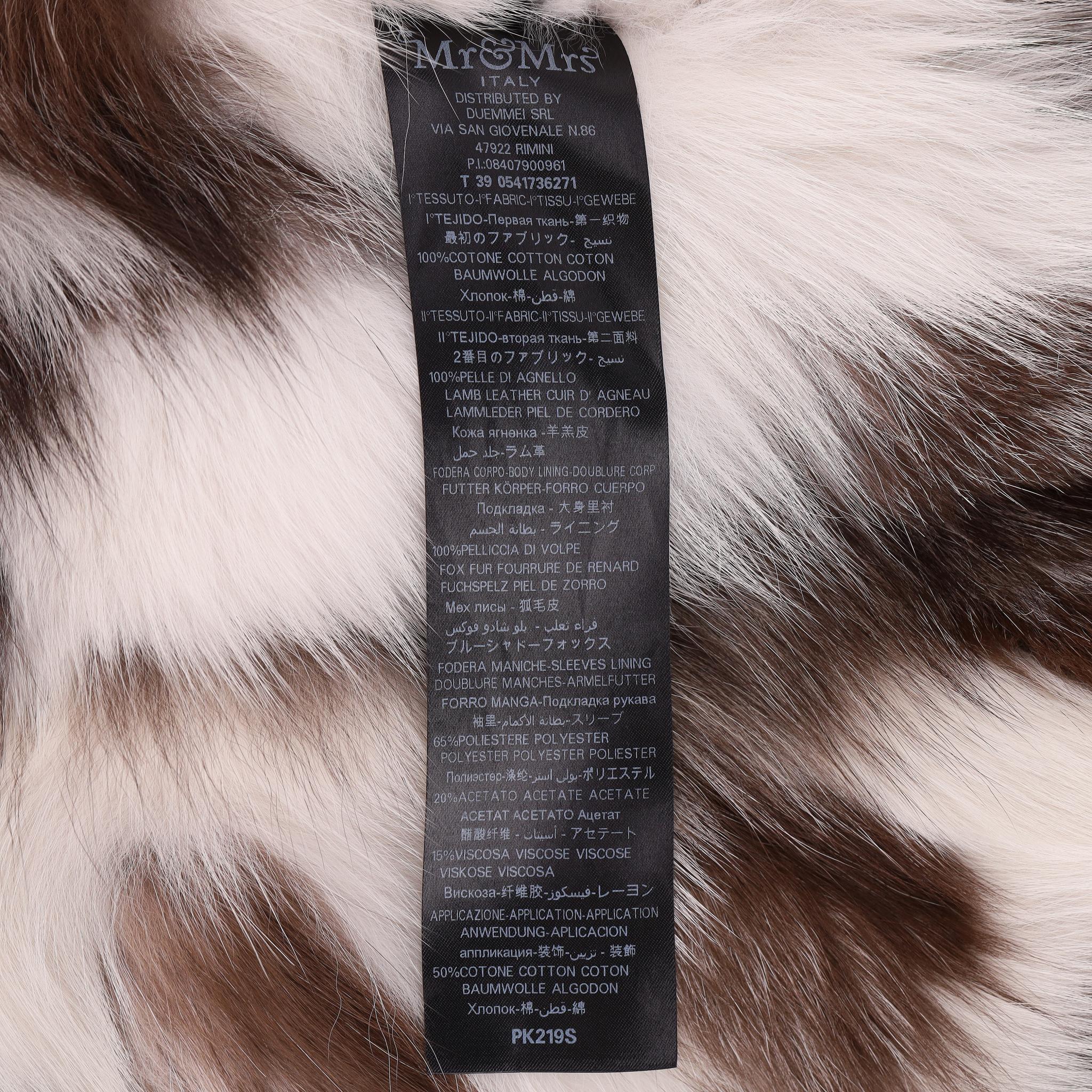 Mr & Mrs Fox - Parka foderato di pelliccia e con cappuccio - giacca e cappotto in vendita 5