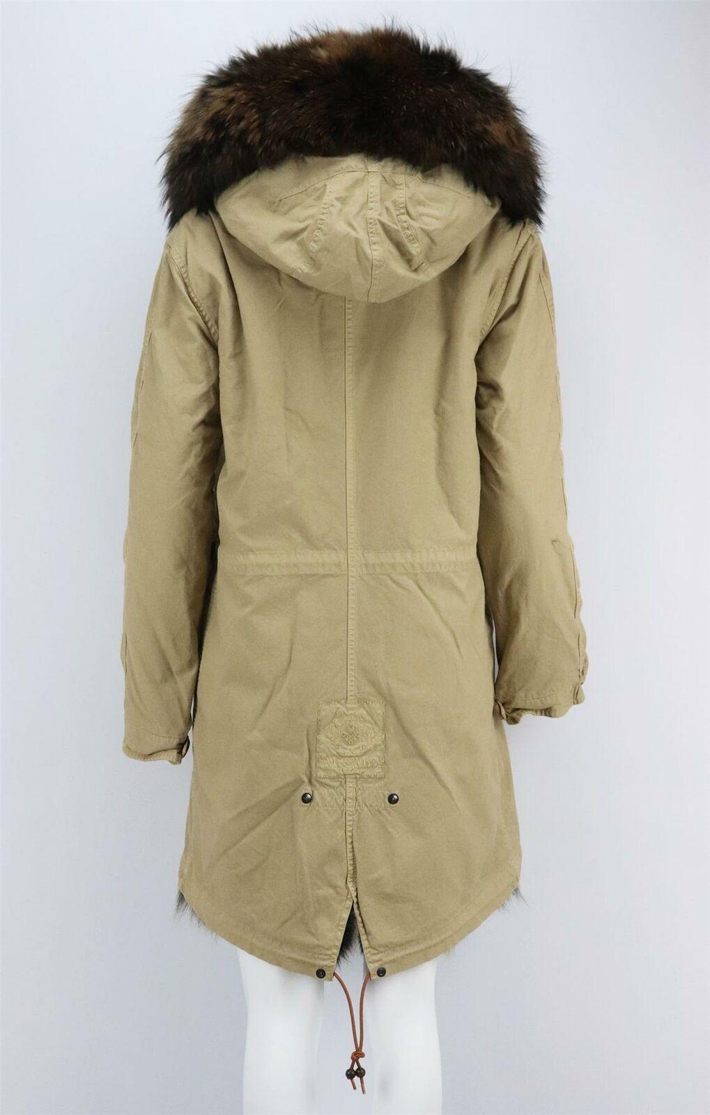 mr and mrs italy fur lined parka
