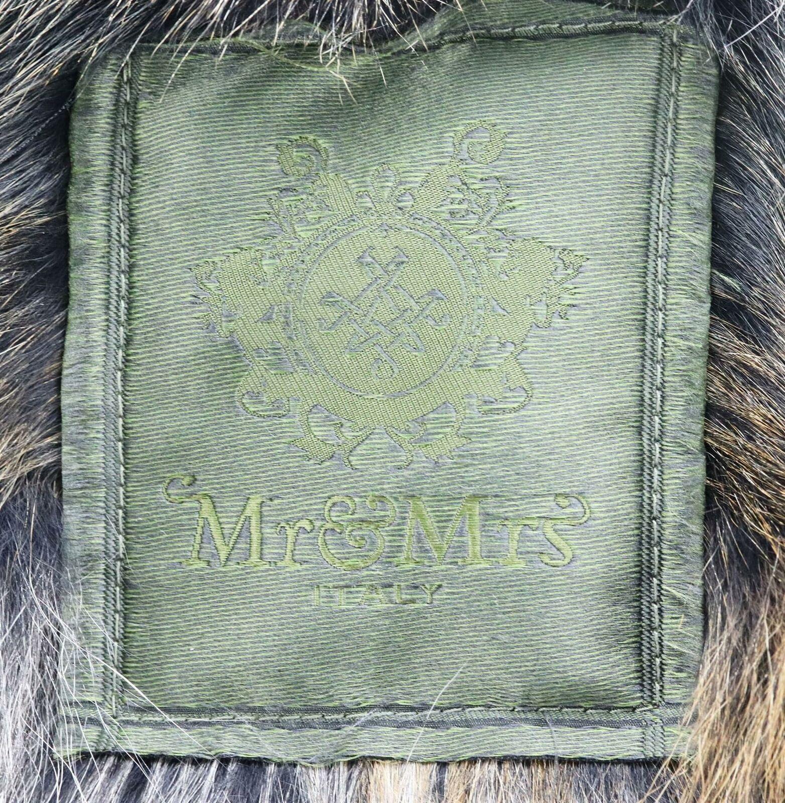 Mr & Mrs Italy Fur Lined Cotton Canvas Parka 1