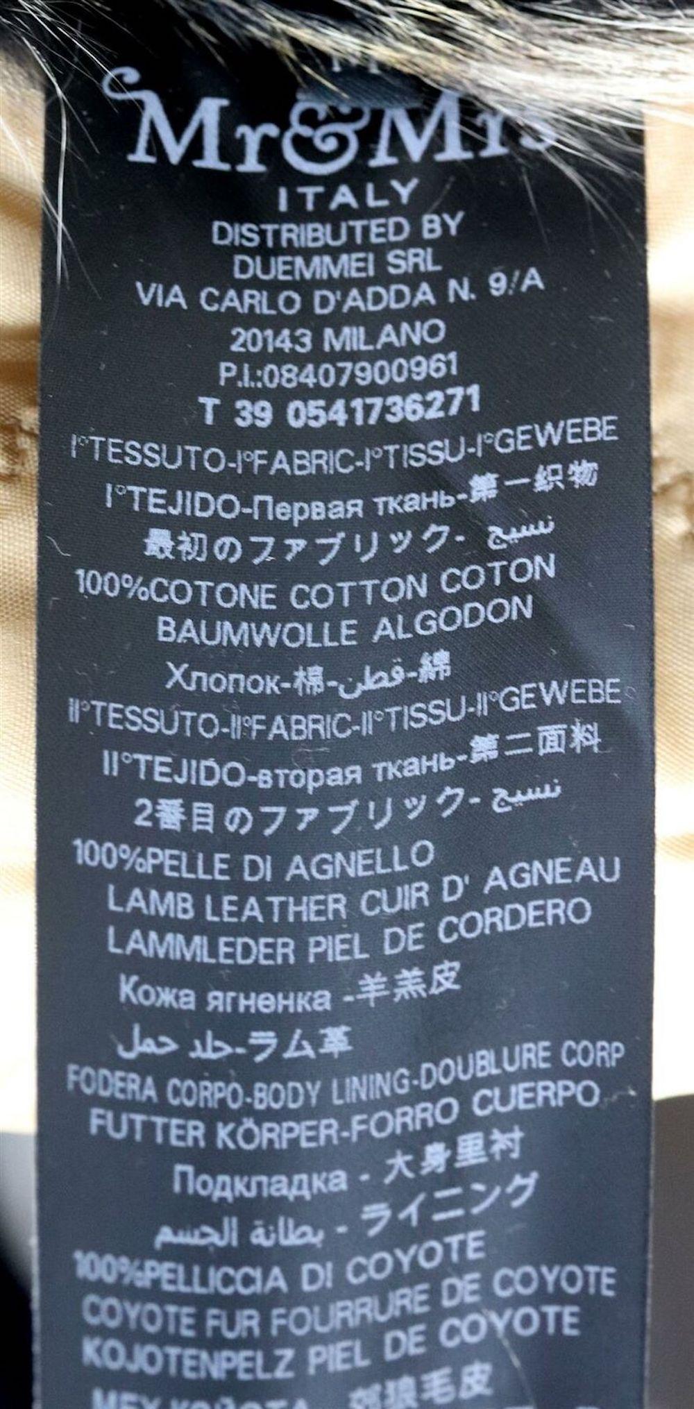 Mr & Mrs Italy Fur Lined Cotton Canvas Parka 2