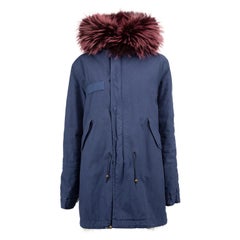 Mr & Mrs. Italy Fur Lined Parka with Hood Size S