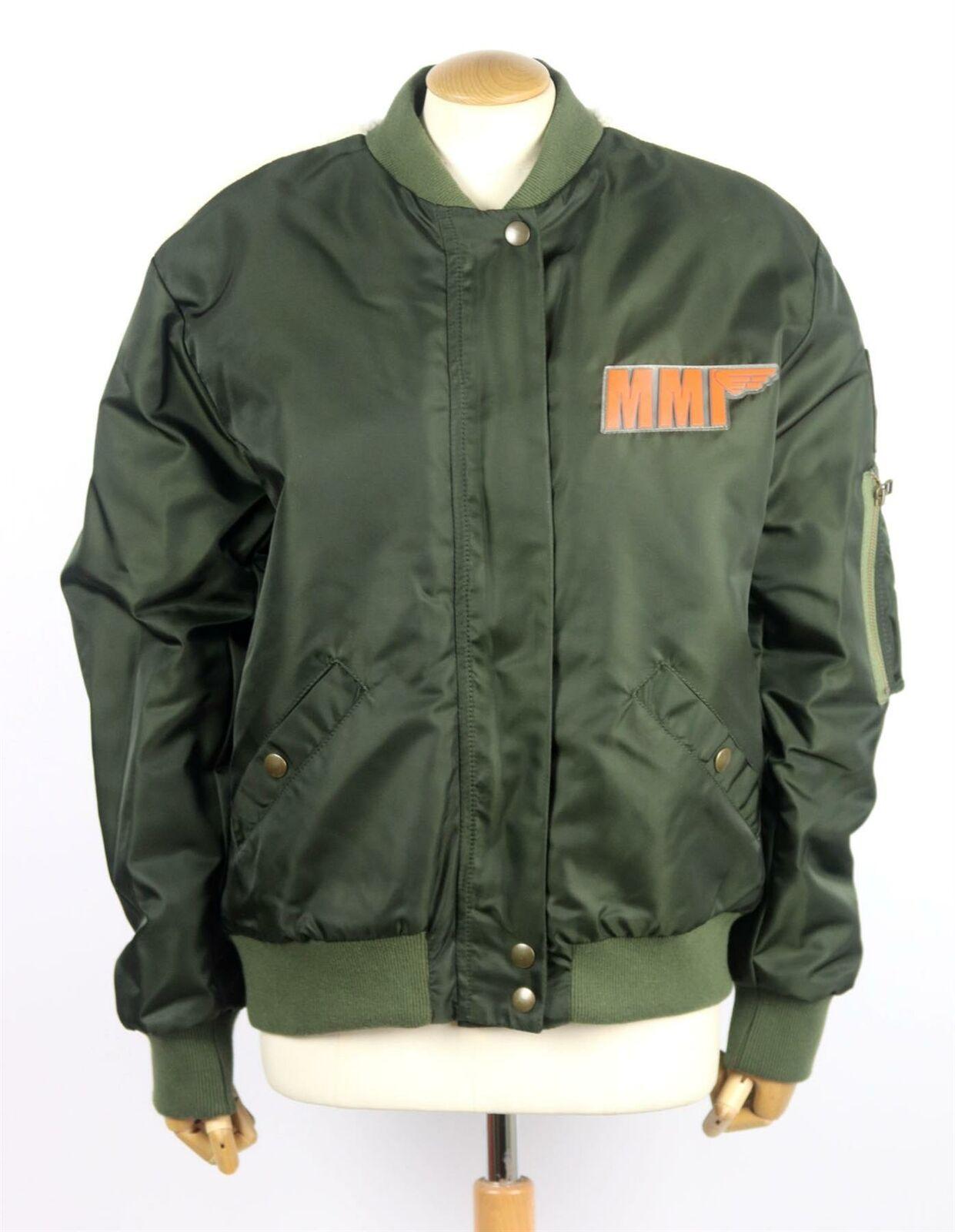 This Mr & Mrs Italy jacket has been cut from lightweight shell, this bomber jacket is embroidered with a snake detail on the back, arranged to form kaleidoscopic effect, the design is outlined by a shearling trim, it adds some edge to a classic